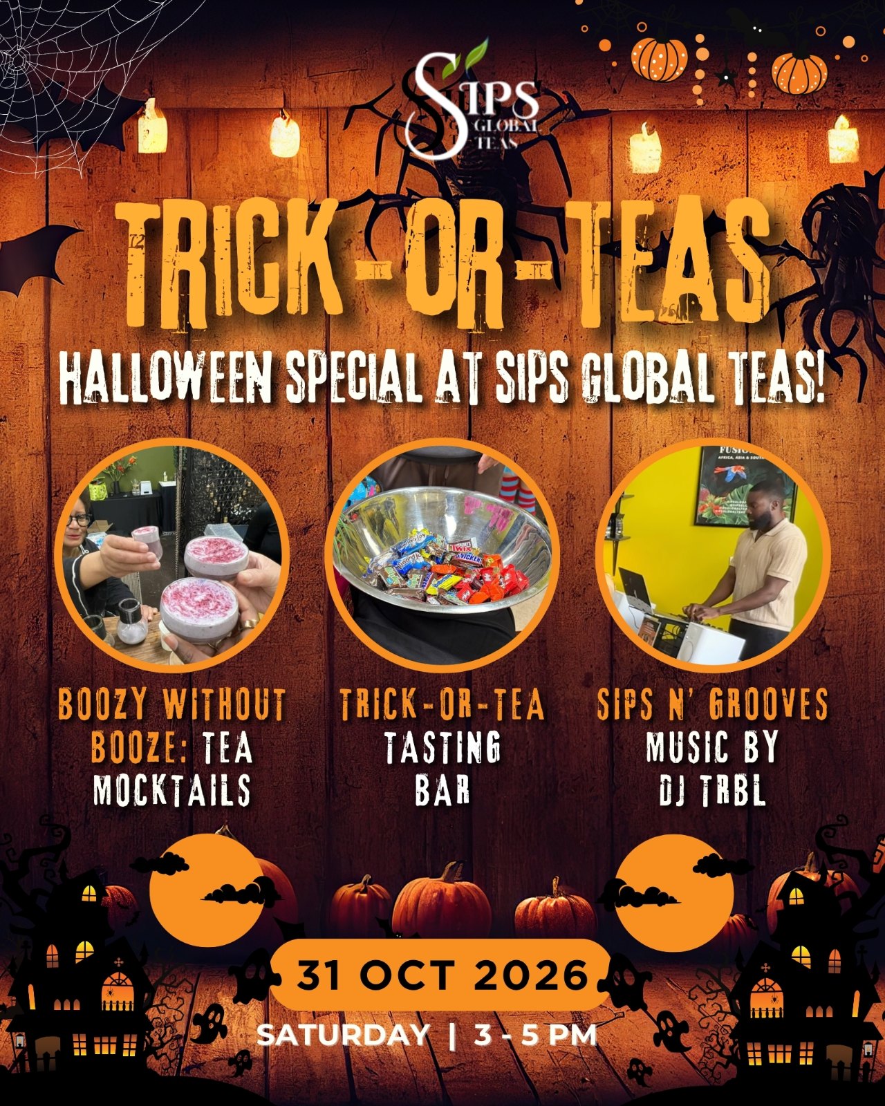 Trick-or-Teas: Halloween Special at SIPS Global Teas